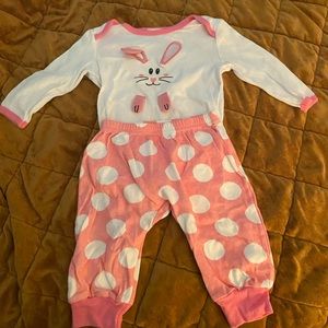 Bunny outfit baby girl